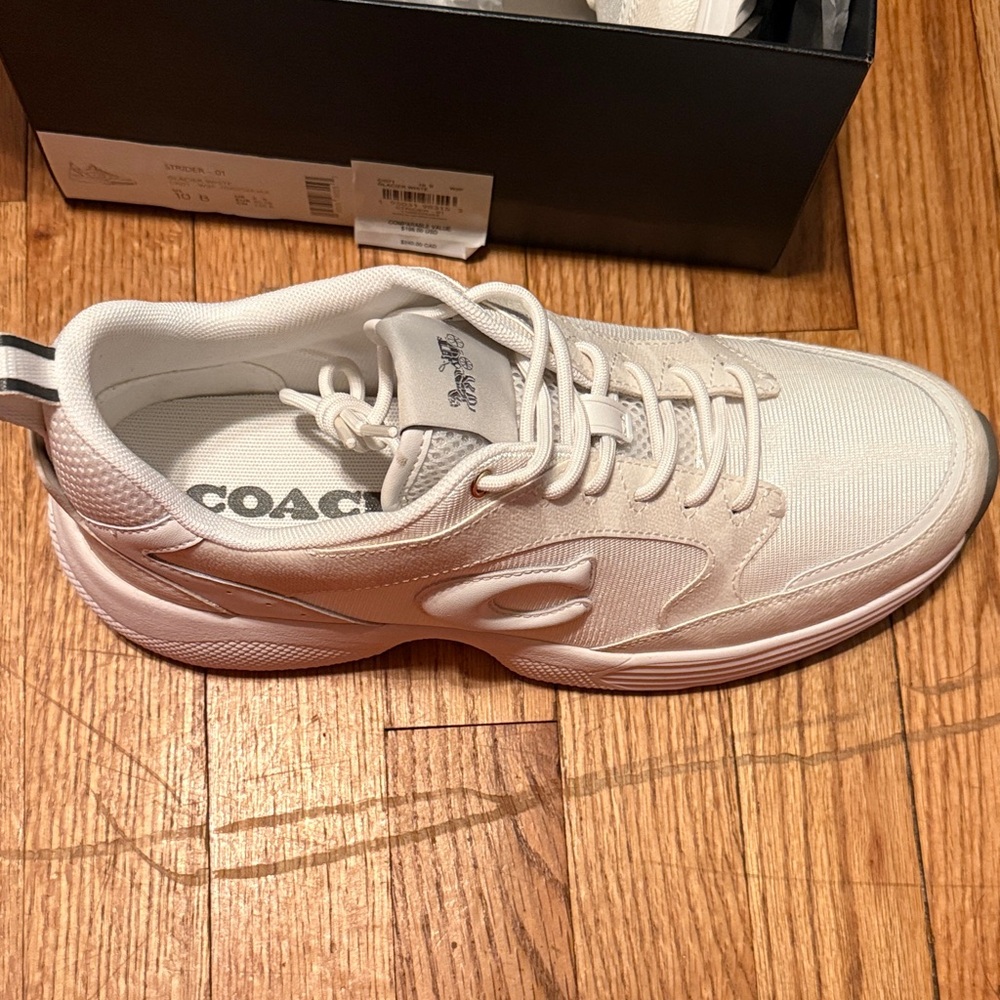 Coach  White Low-Top Sneakers